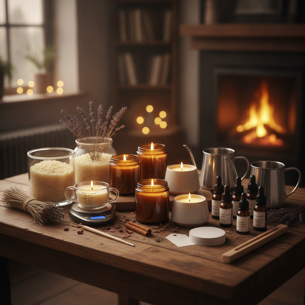 Checklist 2026: Material Essencial para Fazer Velas em Casa