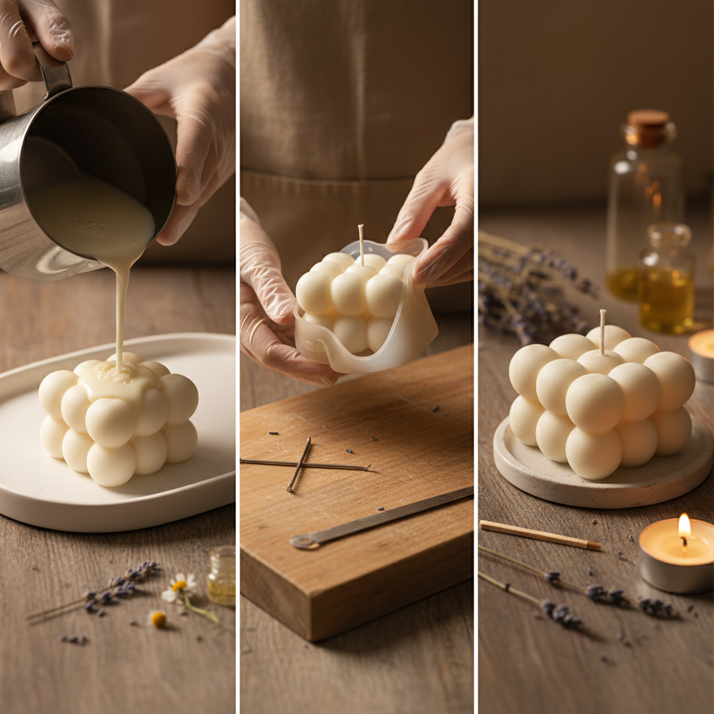 Como Fazer Vela Bubble Cube: Guia Passo a Passo Completo (2026)