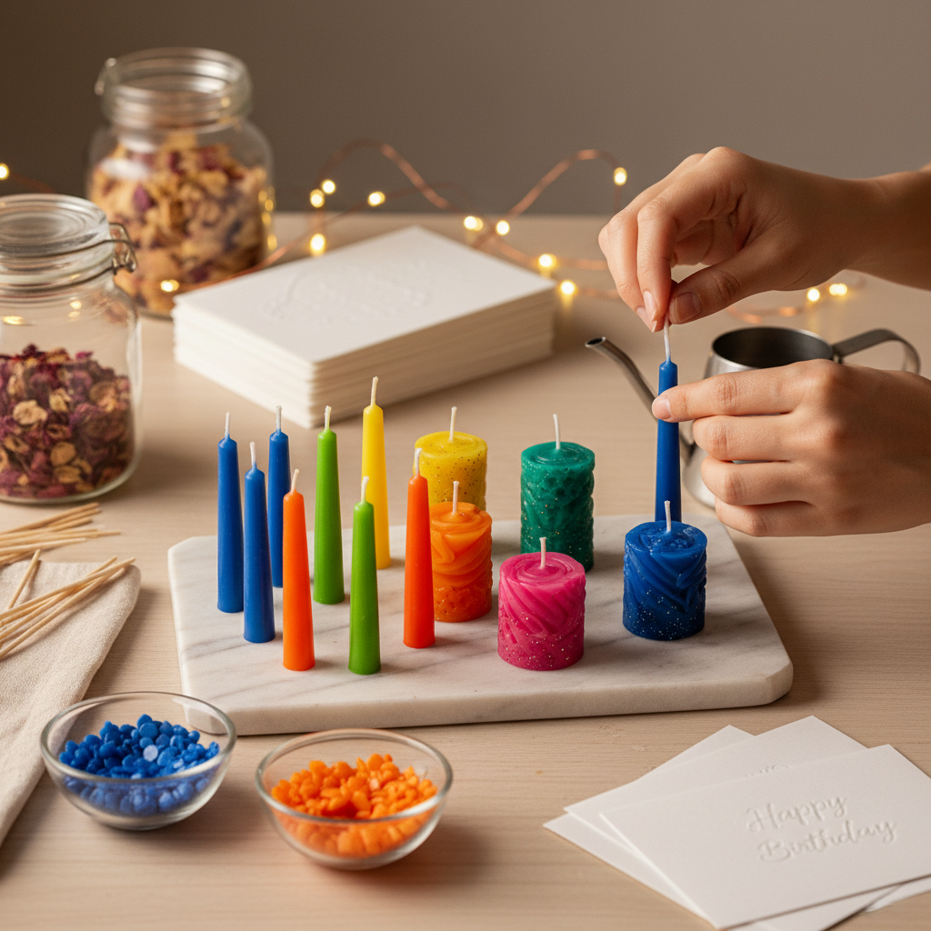 Como Fazer Velas de Aniversário Coloridas em Casa: Guia 2026